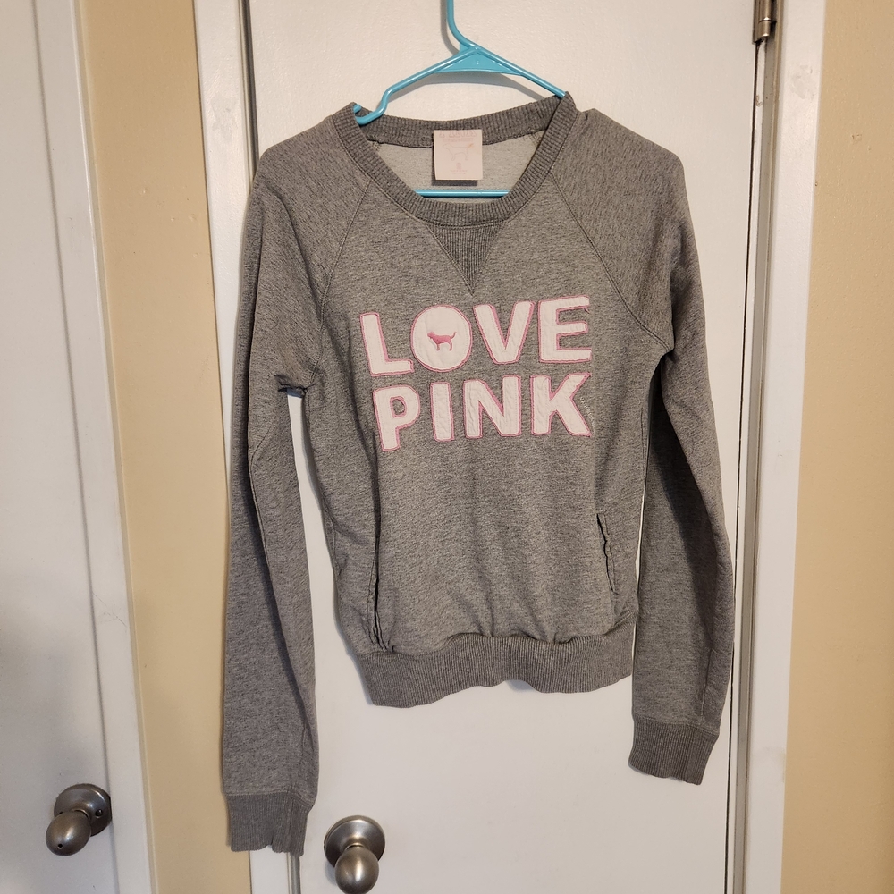 PINK Victoria's Secret Gray Sweater - Size Small